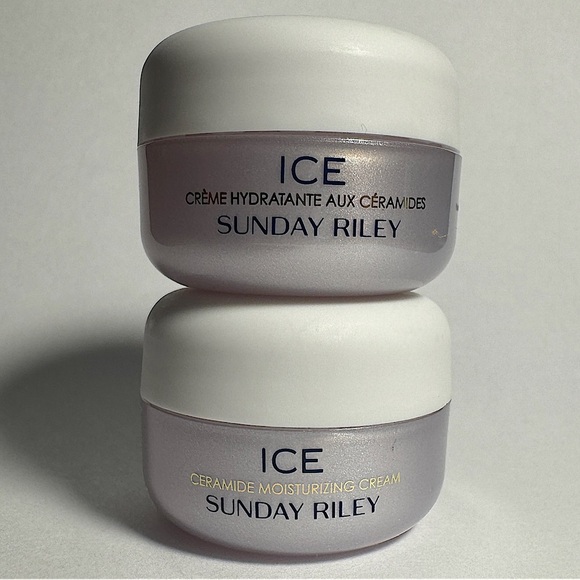 Sunday Riley Other - 2x Sunday Riley ICE Ceramide Cream Moisturizer Travel Size Minis .3 oz 8g